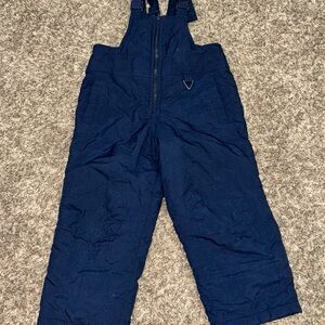 EUC Snow pants bib. Ski bib. Adjustable size 5/6 black
